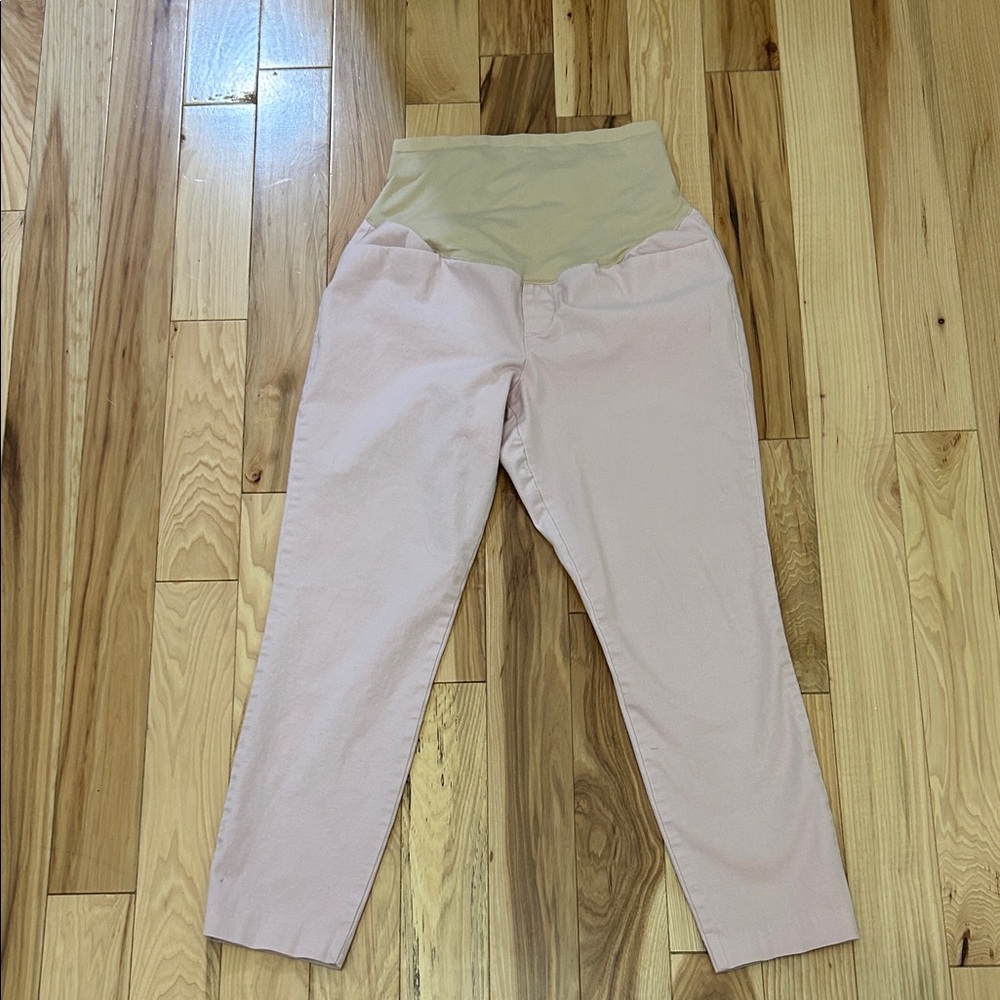 Old Navy maternity pixie Pants in Blush